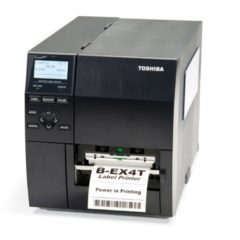 Toshiba TEC Industrial Printer B EX4T1 Front Facing with label